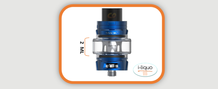 clearomiseur TFV8 Baby V2 contenance