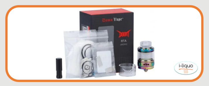 Doom RTA Damn Vape package